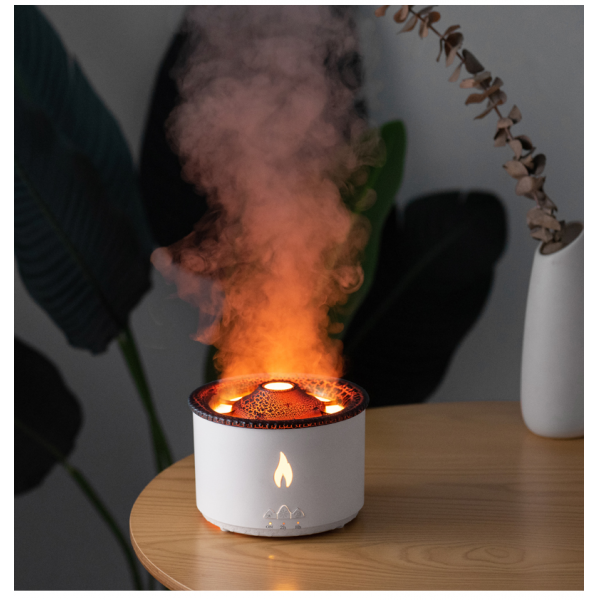 Jellyfish Fire Aroma Flame Diffuser Volcano Humidifier